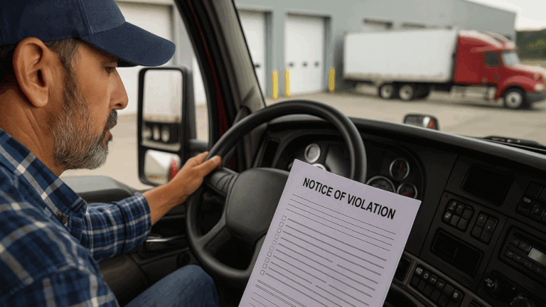Top 10: errores de seguridad que más multas cuestan a los camioneros en Estados Unidos