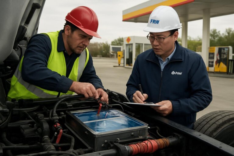 Shell y FAW prueban baterías con refrigeración por inmersión para optimizar el rendimiento de camiones Imagen editorial:Shell y FAW prueban baterías con refrigeración por inmersión para optimizar el rendimiento de camiones