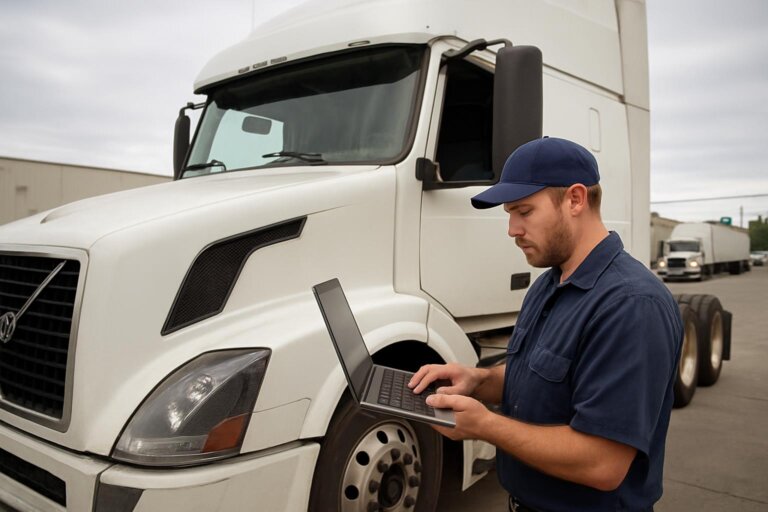 Volvo Trucks implementa sistema de actualizaciones remotas ‘lock and leave’ Imagen editorial:Volvo Trucks implementa sistema de actualizaciones remotas 'lock and leave'