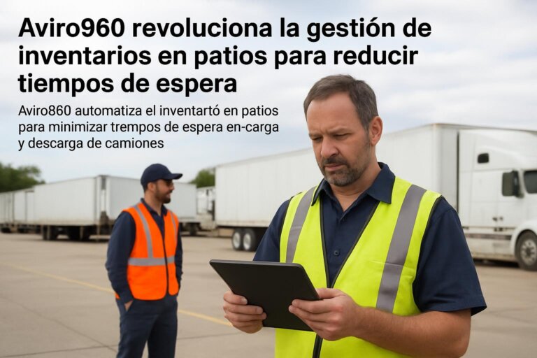 Aviro360 revoluciona la gestión de inventarios en patios para reducir tiempos de espera Imagen editorial:Aviro360 revoluciona la gestión de inventarios en patios para reducir tiempos de espera