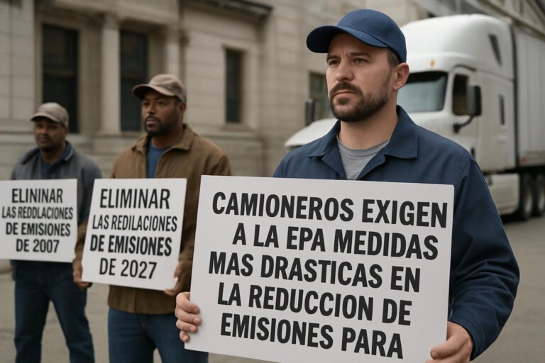 Imagen editorial:Camioneros exigen a la EPA medidas más drásticas en la reducción de emisiones para 2027