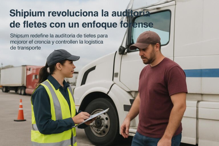 Shipium revoluciona la auditoría de fletes con un enfoque forense Imagen editorial:Shipium revoluciona la auditoría de fletes con un enfoque forense