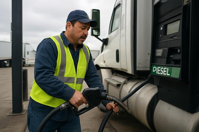 Aumento significativo en los precios del diésel y su impacto en camioneros en EE.UU. Imagen editorial:Aumento significativo en los precios del diésel y su impacto en camioneros en EE.UU.