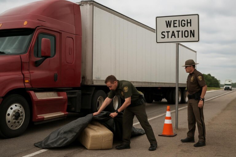 Autoridades confiscan carga récord de drogas por $50 millones en un tráiler en la Interestatal 80, Nebraska Imagen editorial:Autoridades confiscan carga récord de drogas por $50 millones en un tráiler en la Interestatal 80, Nebraska