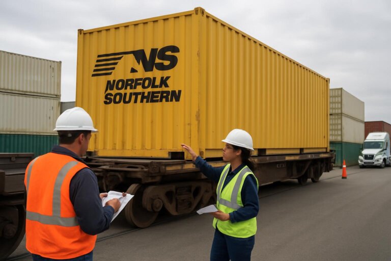 Norfolk Southern lanza una nueva era intermodal centrada en eliminar fricciones ferroviarias Imagen editorial:Norfolk Southern lanza una nueva era intermodal centrada en eliminar fricciones ferroviarias
