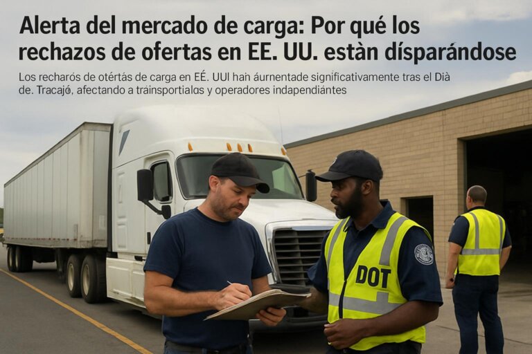 Alerta del mercado de carga: Por qué los rechazos de ofertas en EE. UU. están disparándose Imagen editorial:Alerta del mercado de carga: Por qué los rechazos de ofertas en EE. UU. están disparándose