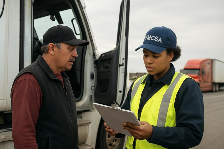 Imagen editorial:FMCSA anuncia que todos los estados han implementado el proceso reformado de revisión de DataQs, mejorando el debido proceso y la puntualidad para los conductores